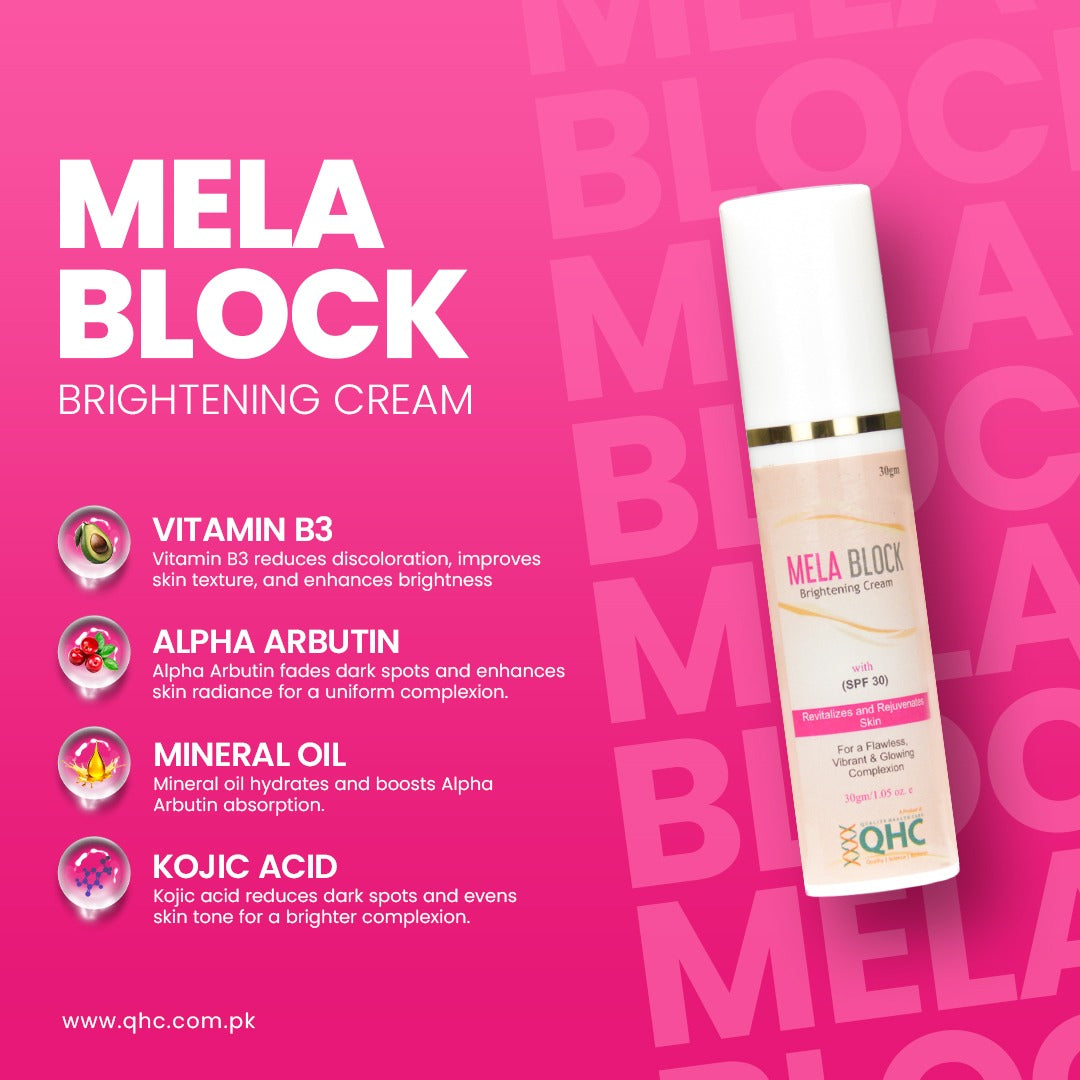 Mela Block SPF 30 Brightening Cream